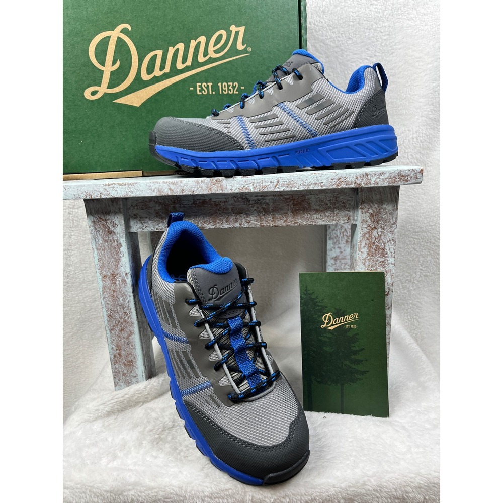 Danner Women's Run Time Non-Metallic Toe Work Shoes Gray Blue Size 7.5